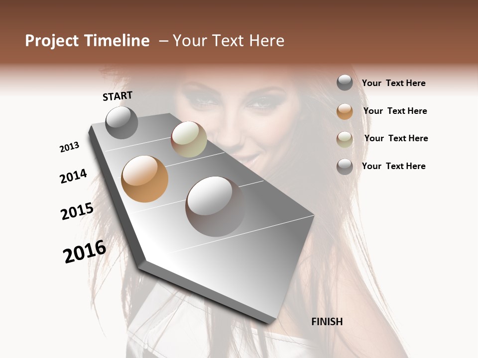 Beauty Female Portrait PowerPoint Template