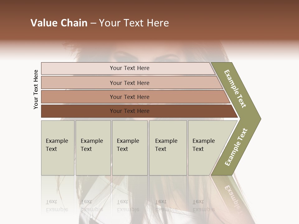 Beauty Female Portrait PowerPoint Template