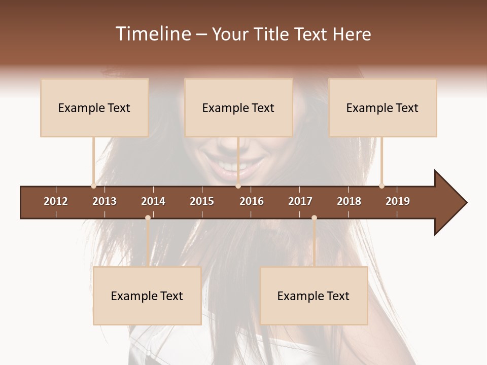 Beauty Female Portrait PowerPoint Template