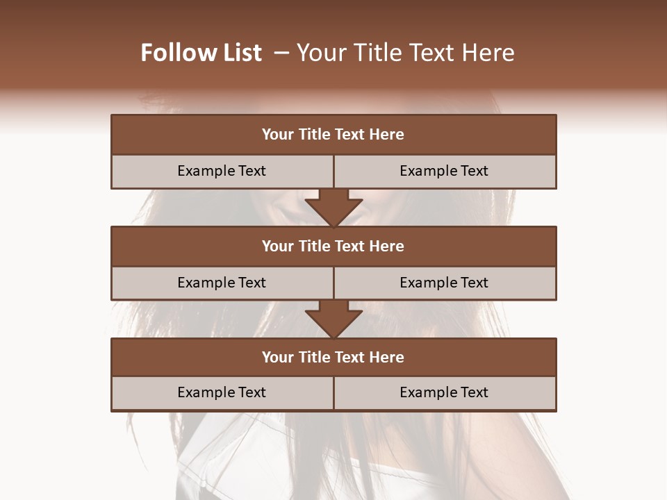 Beauty Female Portrait PowerPoint Template