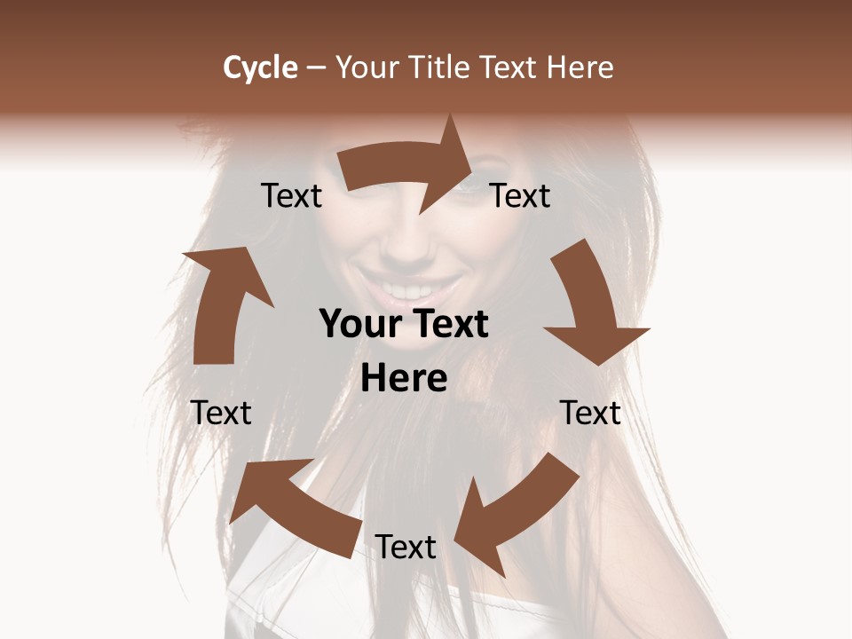 Beauty Female Portrait PowerPoint Template