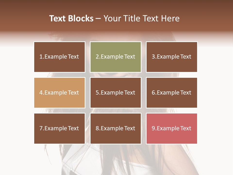 Beauty Female Portrait PowerPoint Template