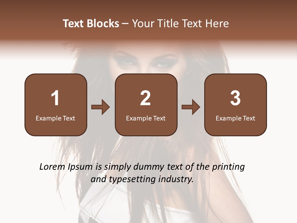 Beauty Female Portrait PowerPoint Template