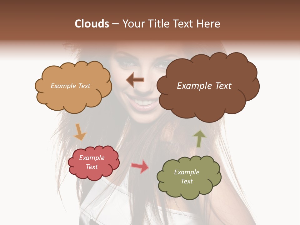 Beauty Female Portrait PowerPoint Template