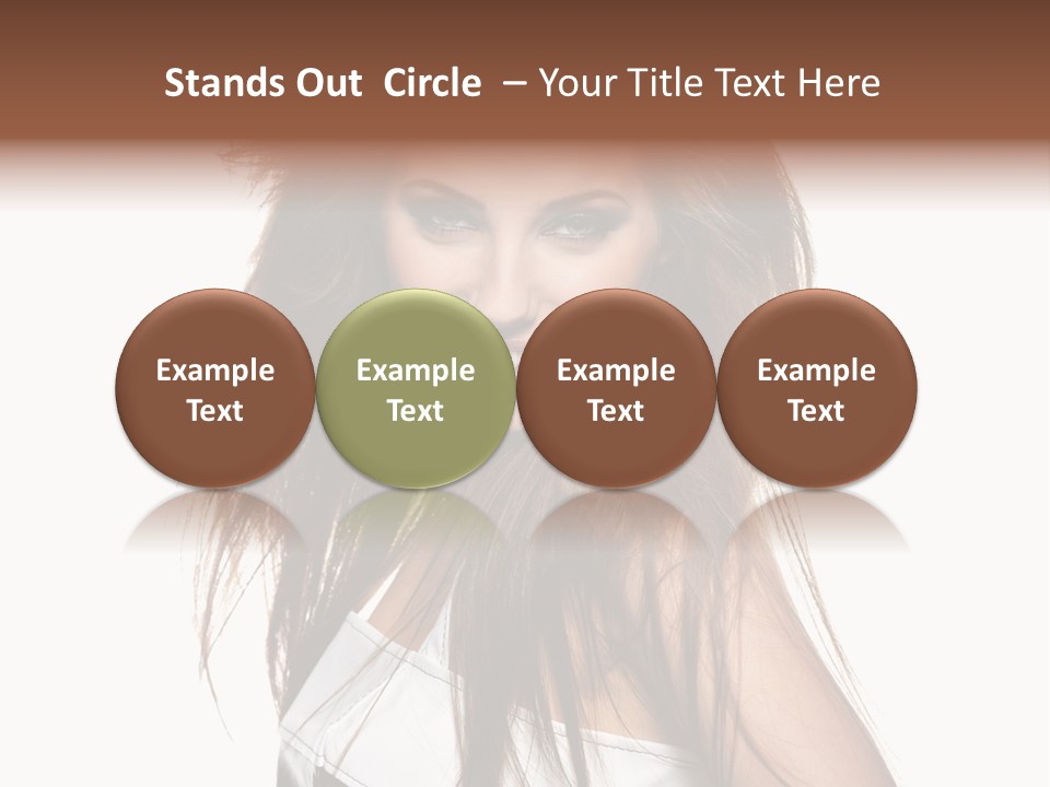 Beauty Female Portrait PowerPoint Template