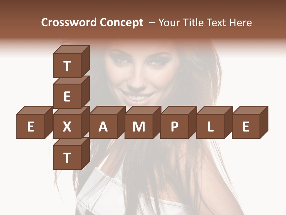 Beauty Female Portrait PowerPoint Template