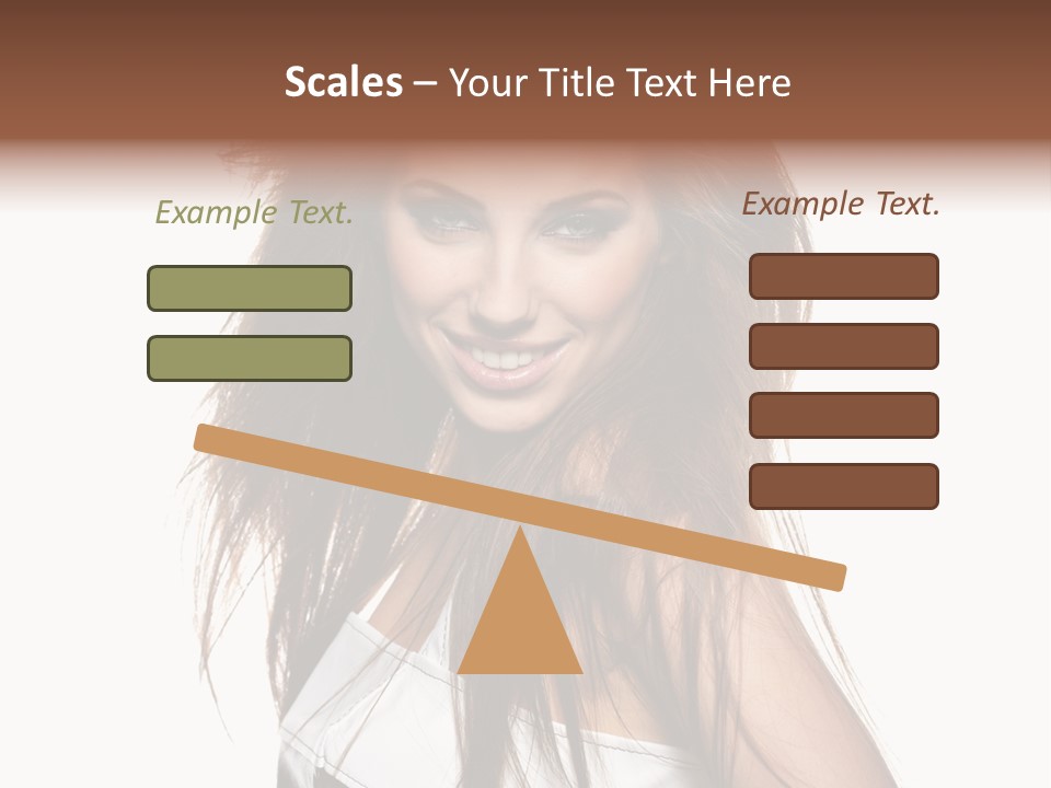 Beauty Female Portrait PowerPoint Template
