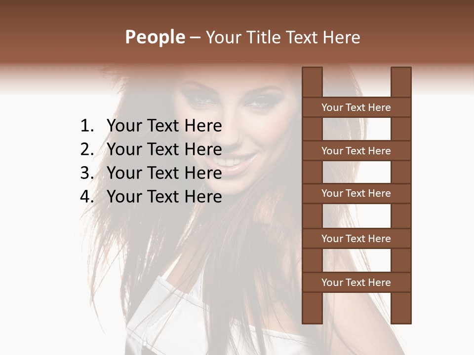 Beauty Female Portrait PowerPoint Template