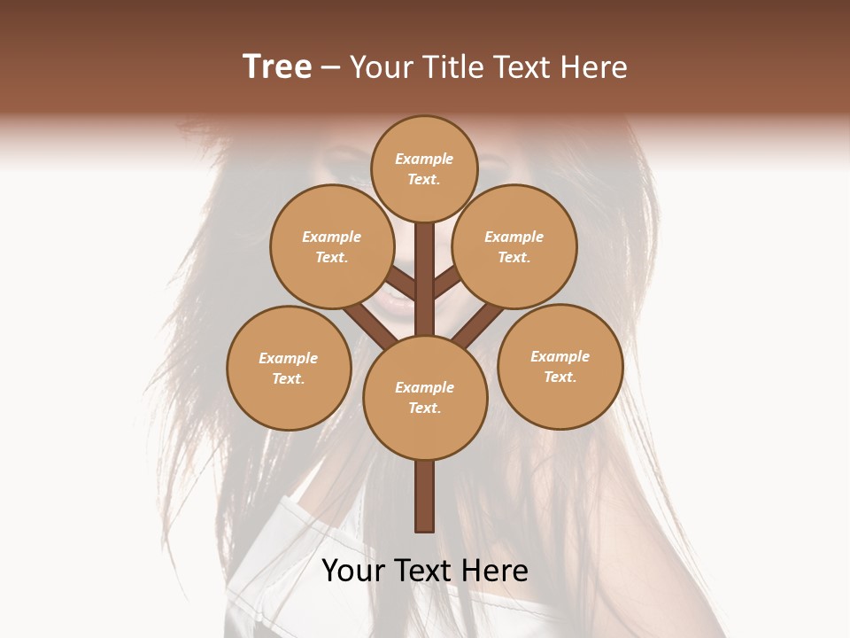 Beauty Female Portrait PowerPoint Template