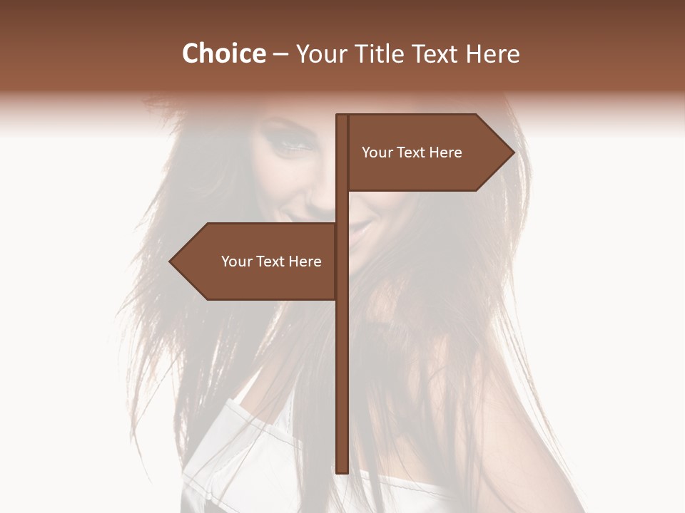 Beauty Female Portrait PowerPoint Template