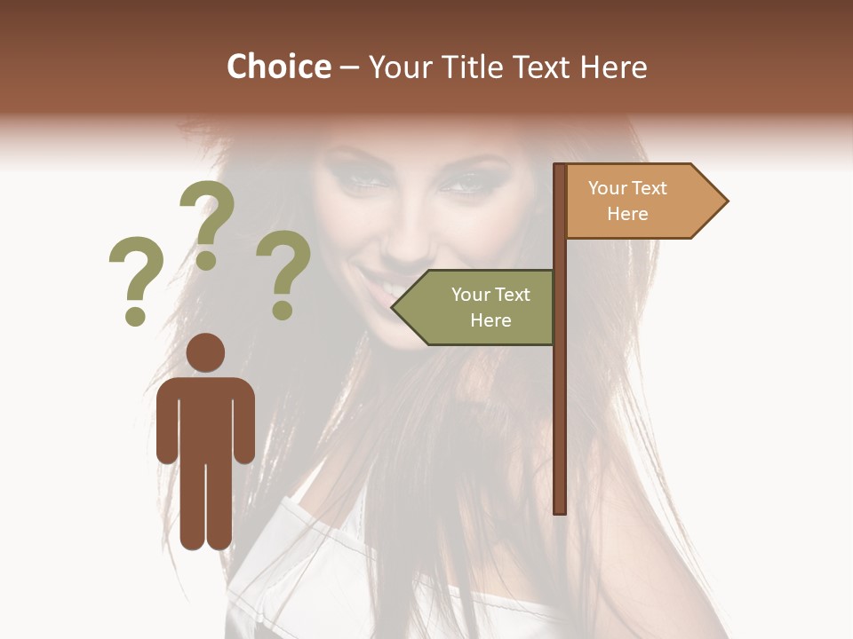 Beauty Female Portrait PowerPoint Template