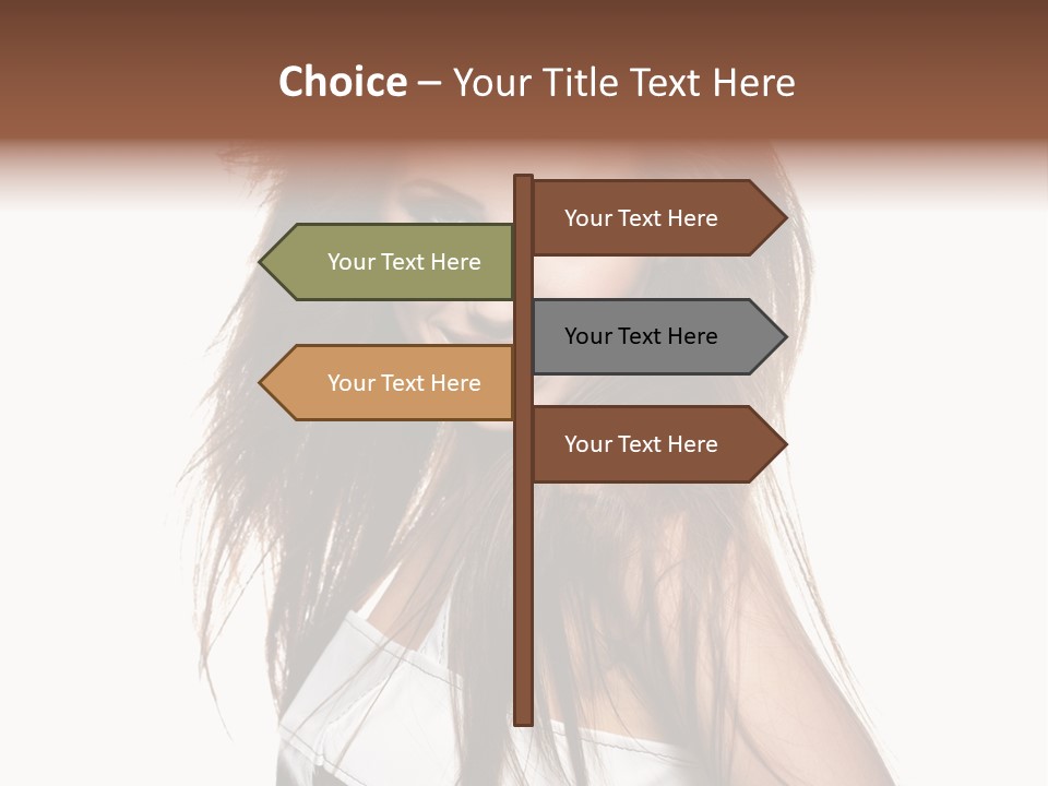 Beauty Female Portrait PowerPoint Template