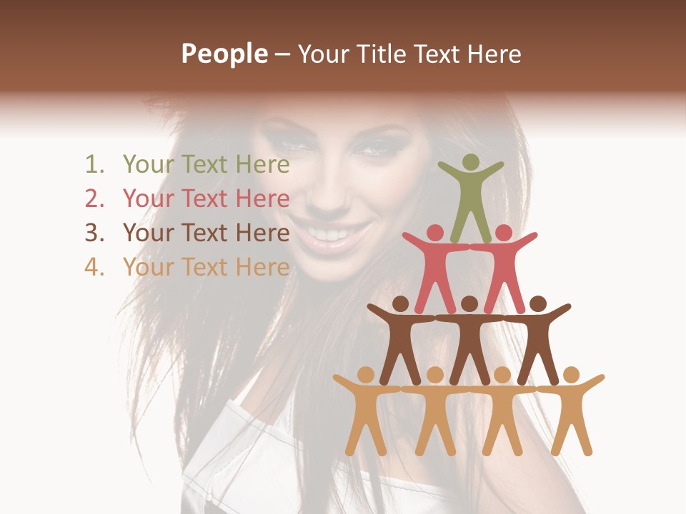 Beauty Female Portrait PowerPoint Template