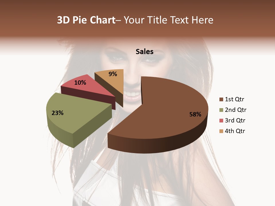 Beauty Female Portrait PowerPoint Template