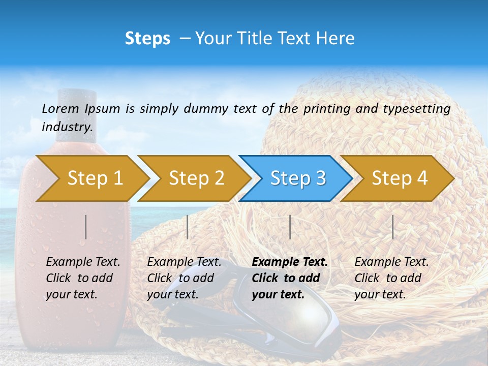 Summer Sunny Holiday PowerPoint Template
