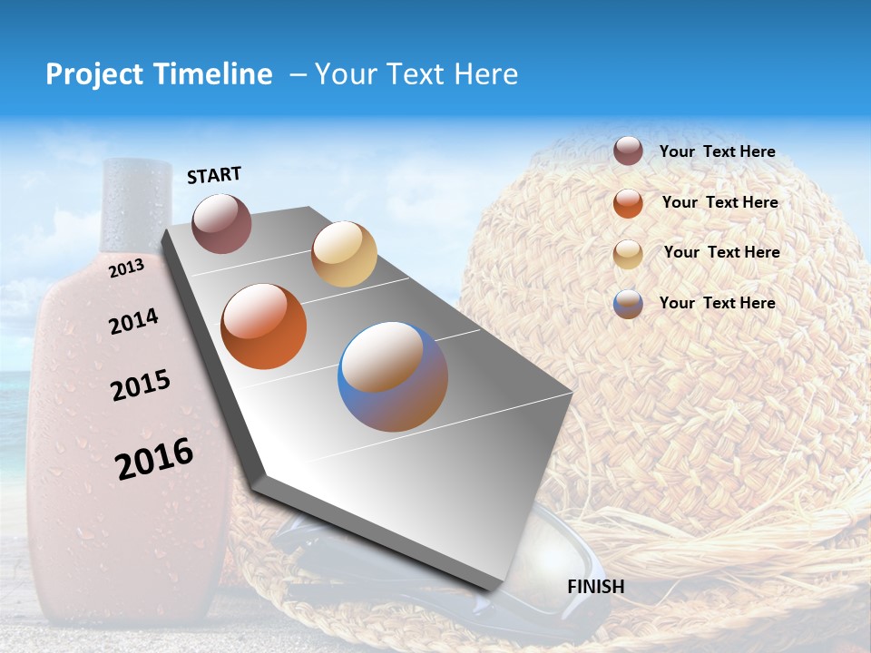 Summer Sunny Holiday PowerPoint Template