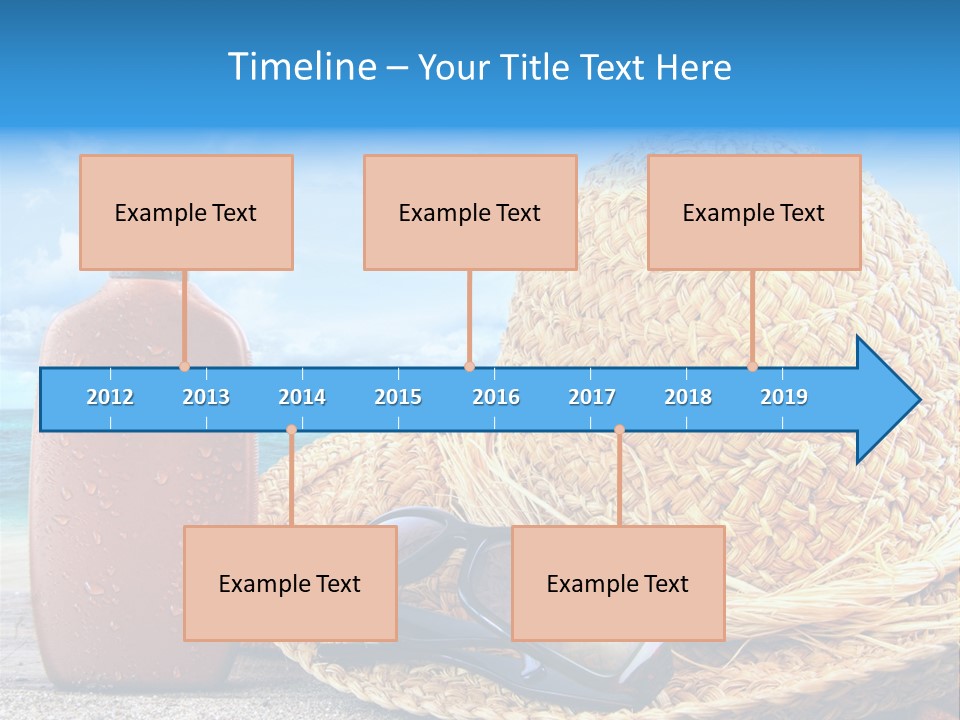 Summer Sunny Holiday PowerPoint Template