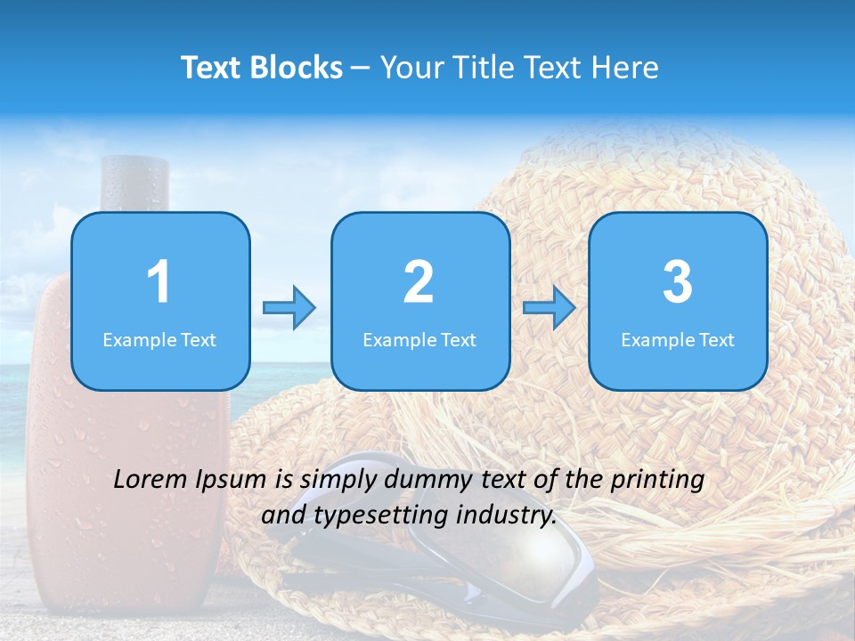 Summer Sunny Holiday PowerPoint Template