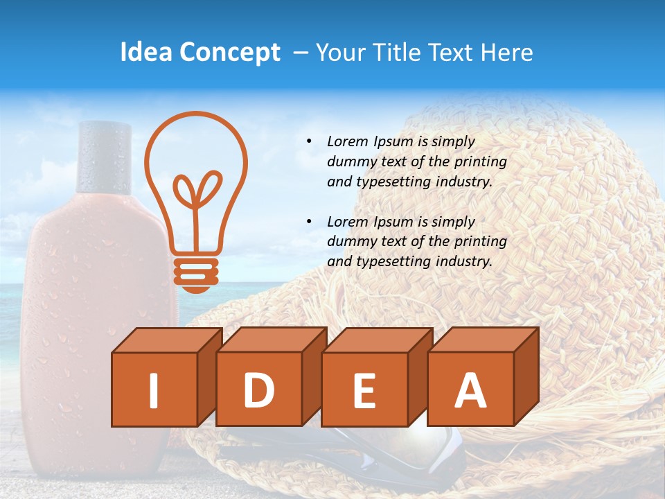 Summer Sunny Holiday PowerPoint Template