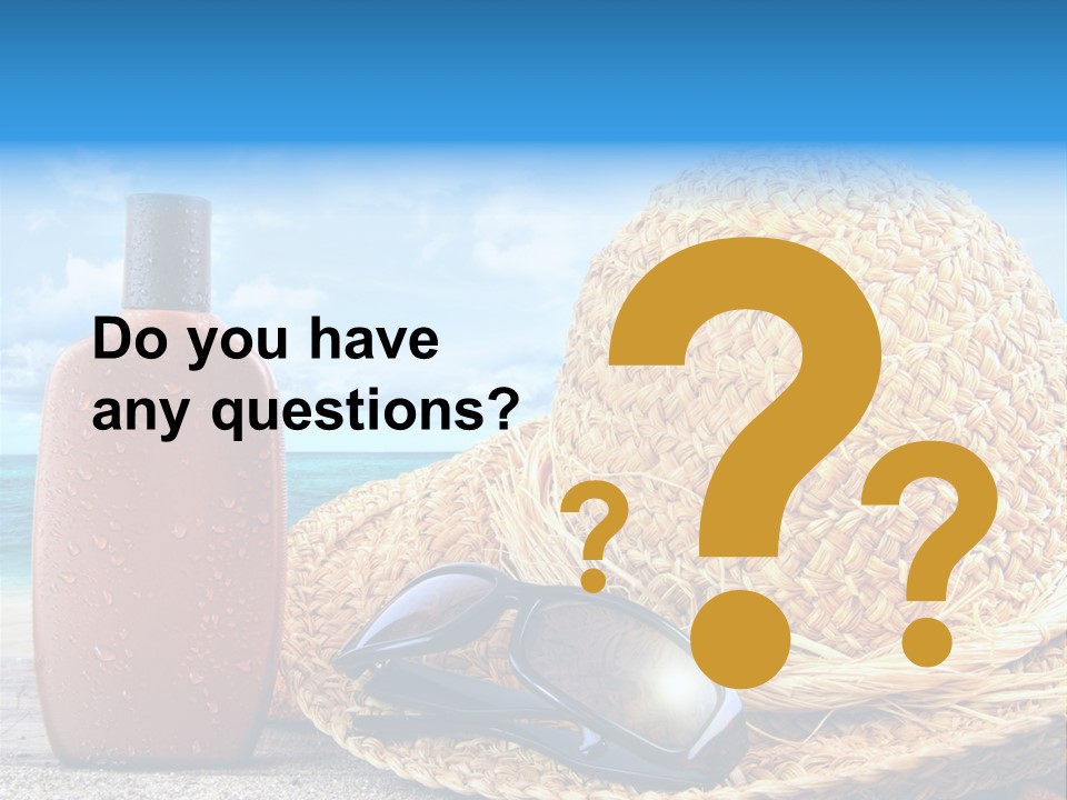 Summer Sunny Holiday PowerPoint Template