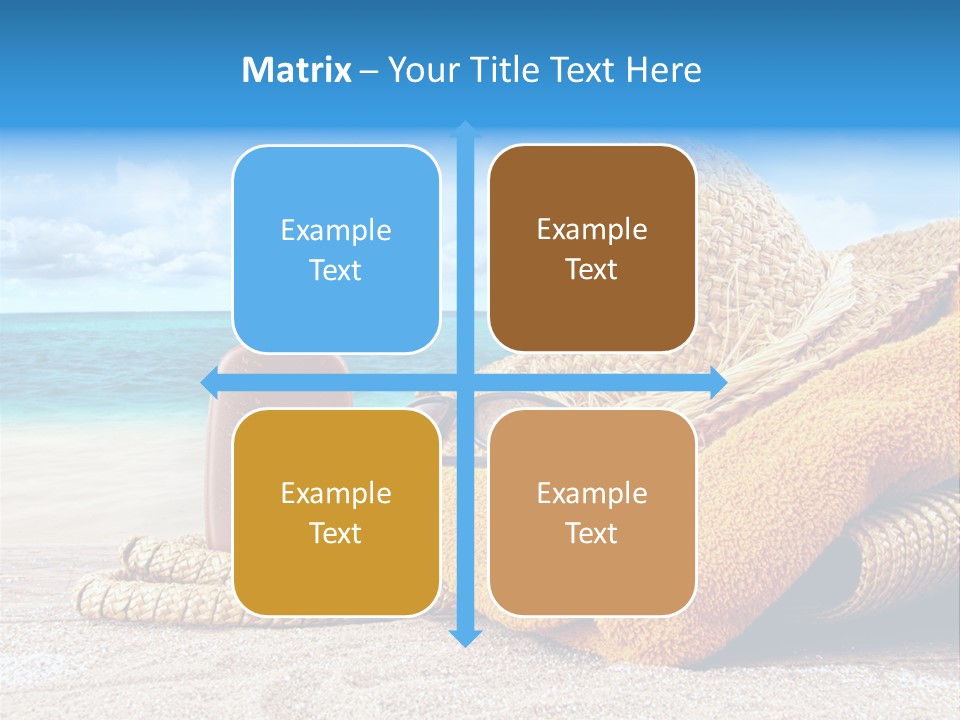 Bright Straw Sand PowerPoint Template