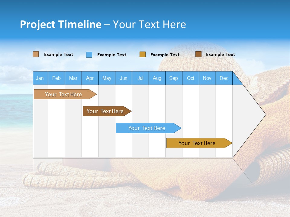 Bright Straw Sand PowerPoint Template