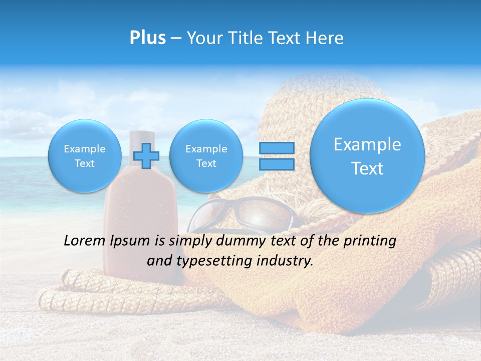 Bright Straw Sand PowerPoint Template
