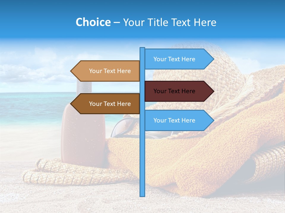 Bright Straw Sand PowerPoint Template