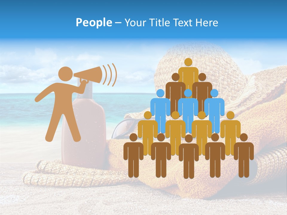 Bright Straw Sand PowerPoint Template