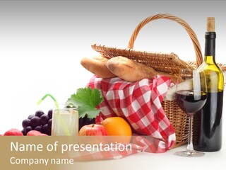 Studio Isolated Bread PowerPoint Template