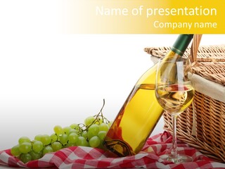 Isolated Still Picnic PowerPoint Template