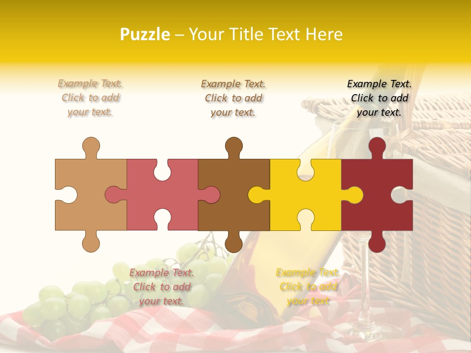 Isolated Still Picnic PowerPoint Template