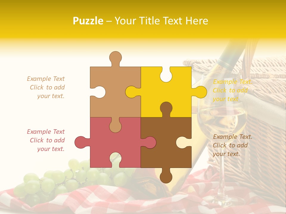 Isolated Still Picnic PowerPoint Template