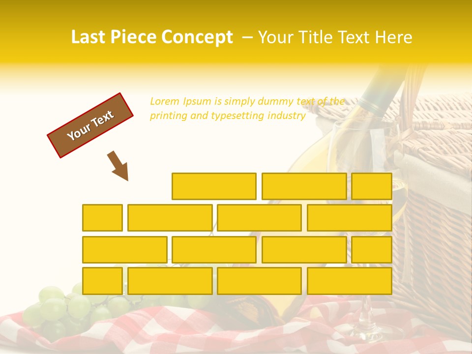 Isolated Still Picnic PowerPoint Template