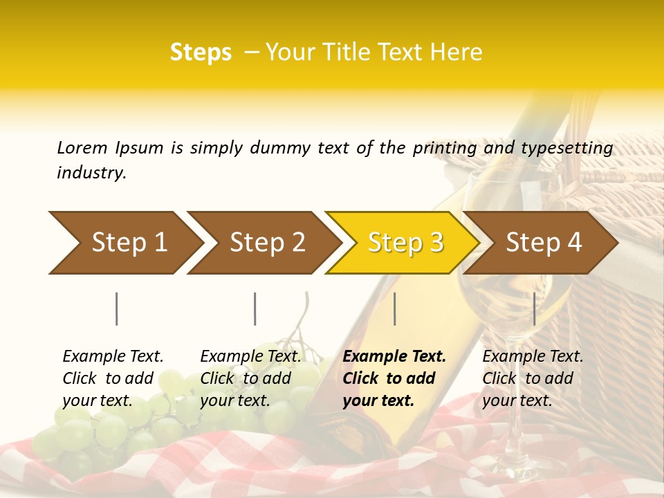 Isolated Still Picnic PowerPoint Template