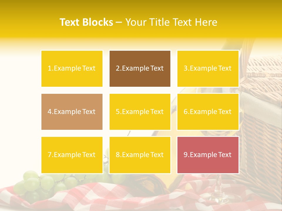 Isolated Still Picnic PowerPoint Template
