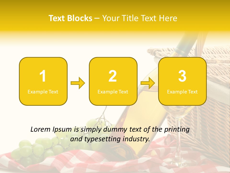 Isolated Still Picnic PowerPoint Template