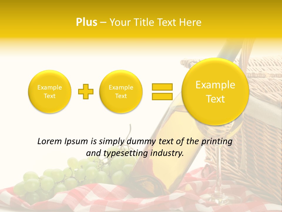 Isolated Still Picnic PowerPoint Template