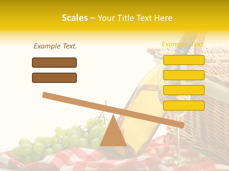 Isolated Still Picnic PowerPoint Template