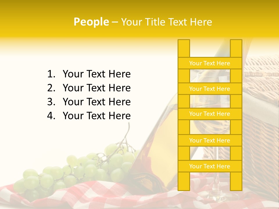 Isolated Still Picnic PowerPoint Template