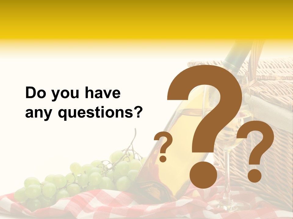 Isolated Still Picnic PowerPoint Template