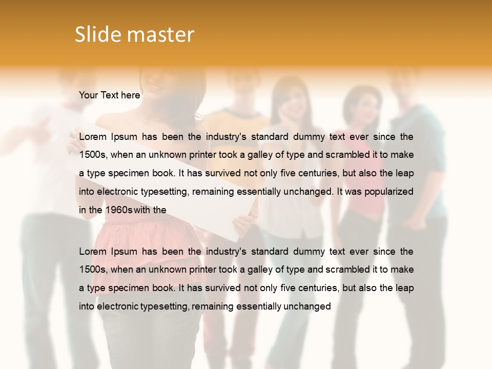 Joy Background Horizontal PowerPoint Template