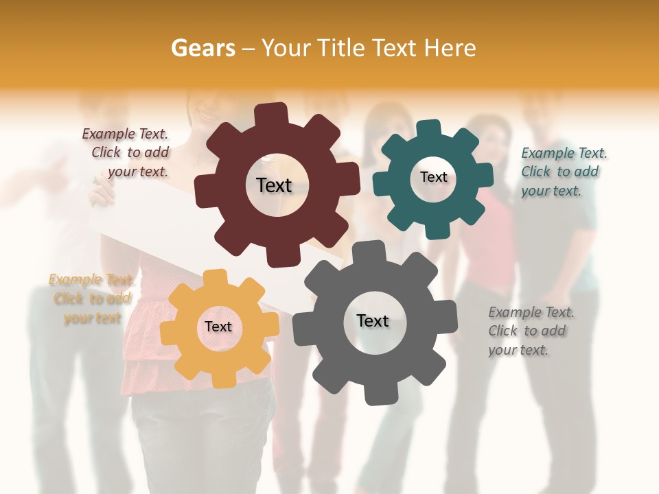 Joy Background Horizontal PowerPoint Template