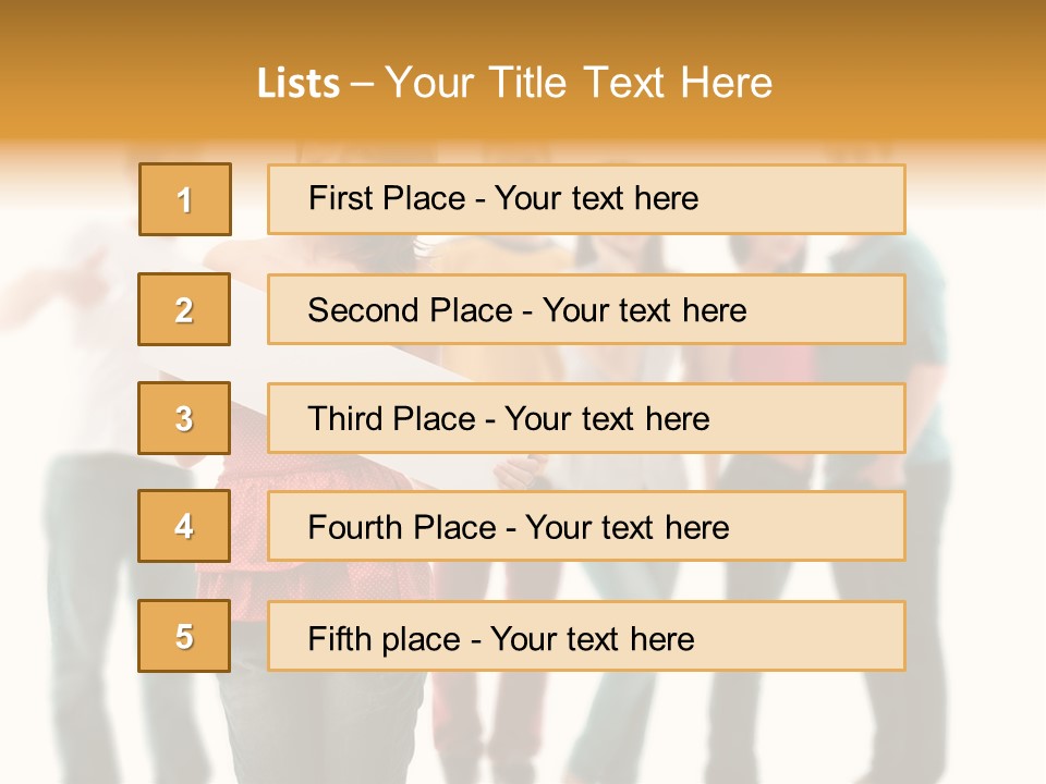 Joy Background Horizontal PowerPoint Template