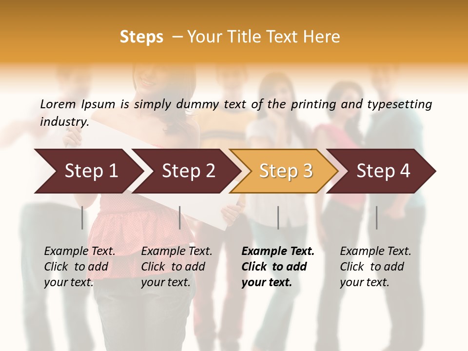 Joy Background Horizontal PowerPoint Template