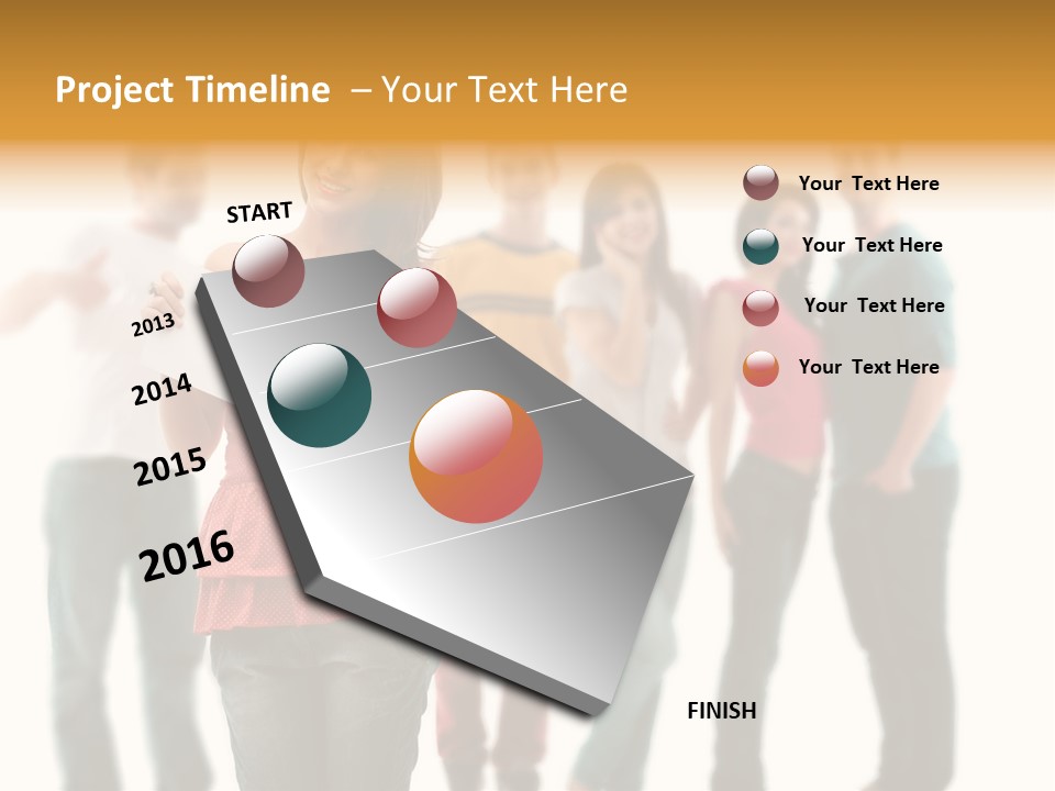 Joy Background Horizontal PowerPoint Template