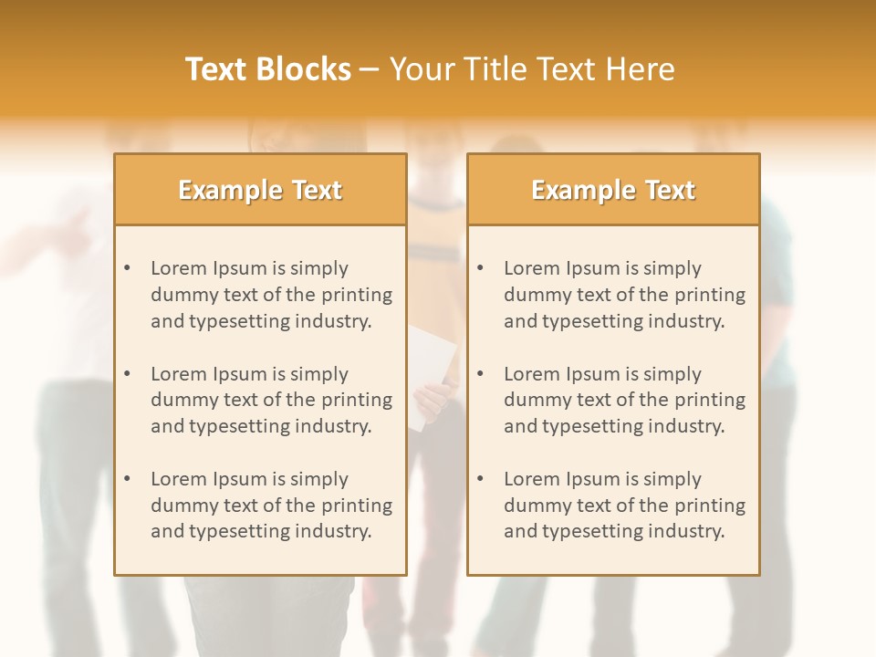 Joy Background Horizontal PowerPoint Template