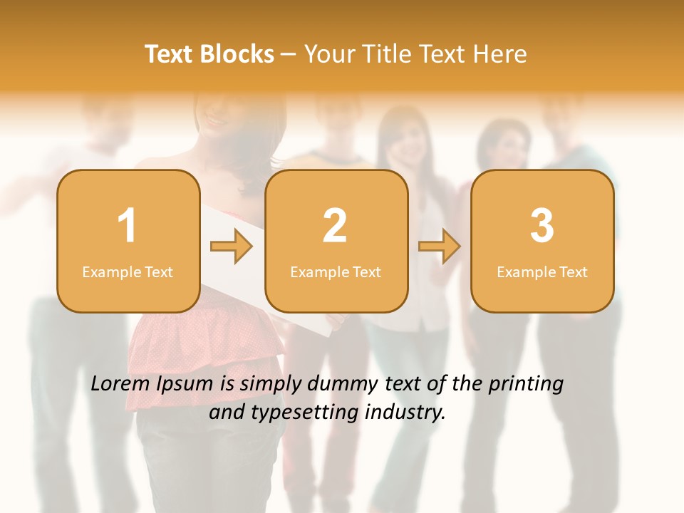 Joy Background Horizontal PowerPoint Template