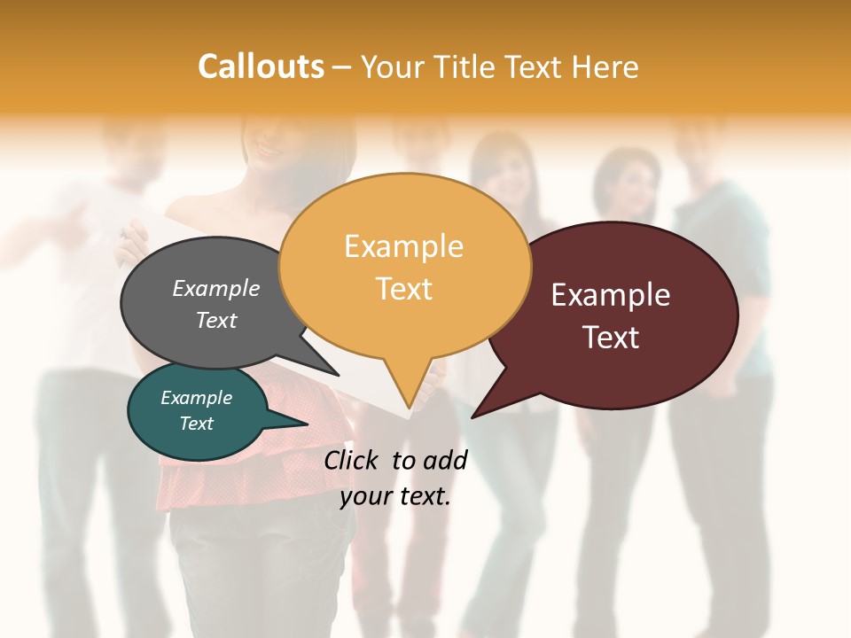 Joy Background Horizontal PowerPoint Template