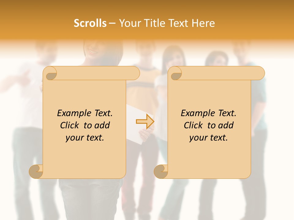 Joy Background Horizontal PowerPoint Template